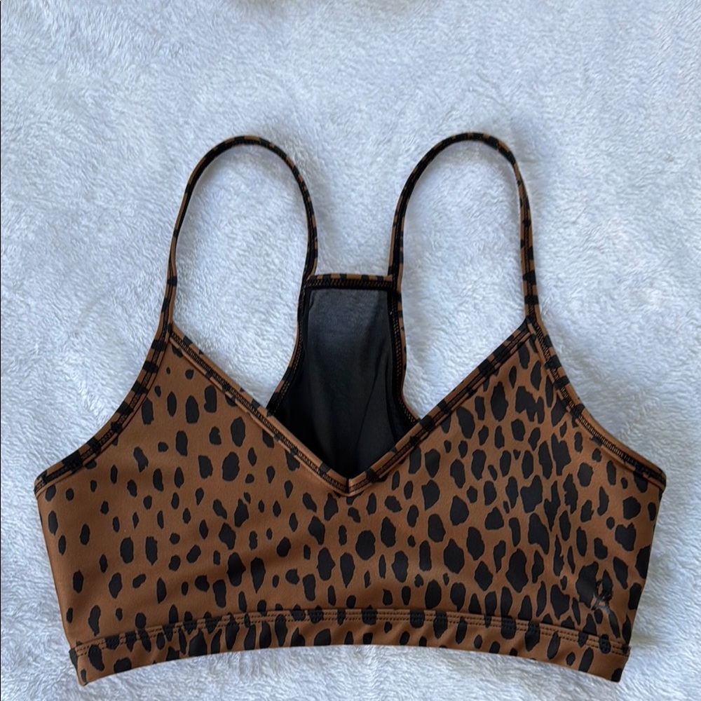 GOOD AMERICAN Leopard Print Women's Bralette